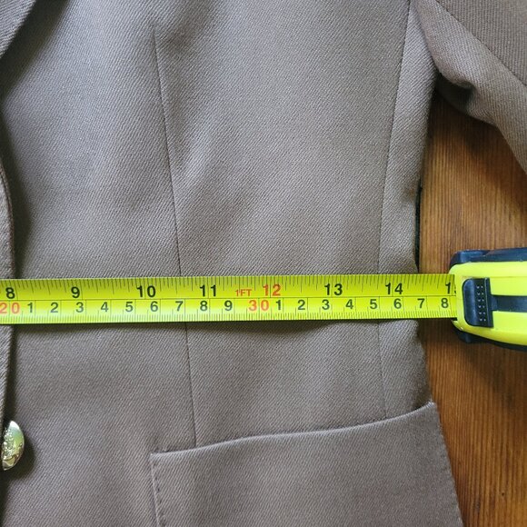 Vintage Aquascutum Camel Blazer, sz XS - Picture 8 of 17